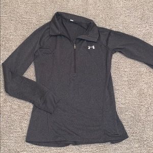 Under Armour Gray Collard Quarter Zip